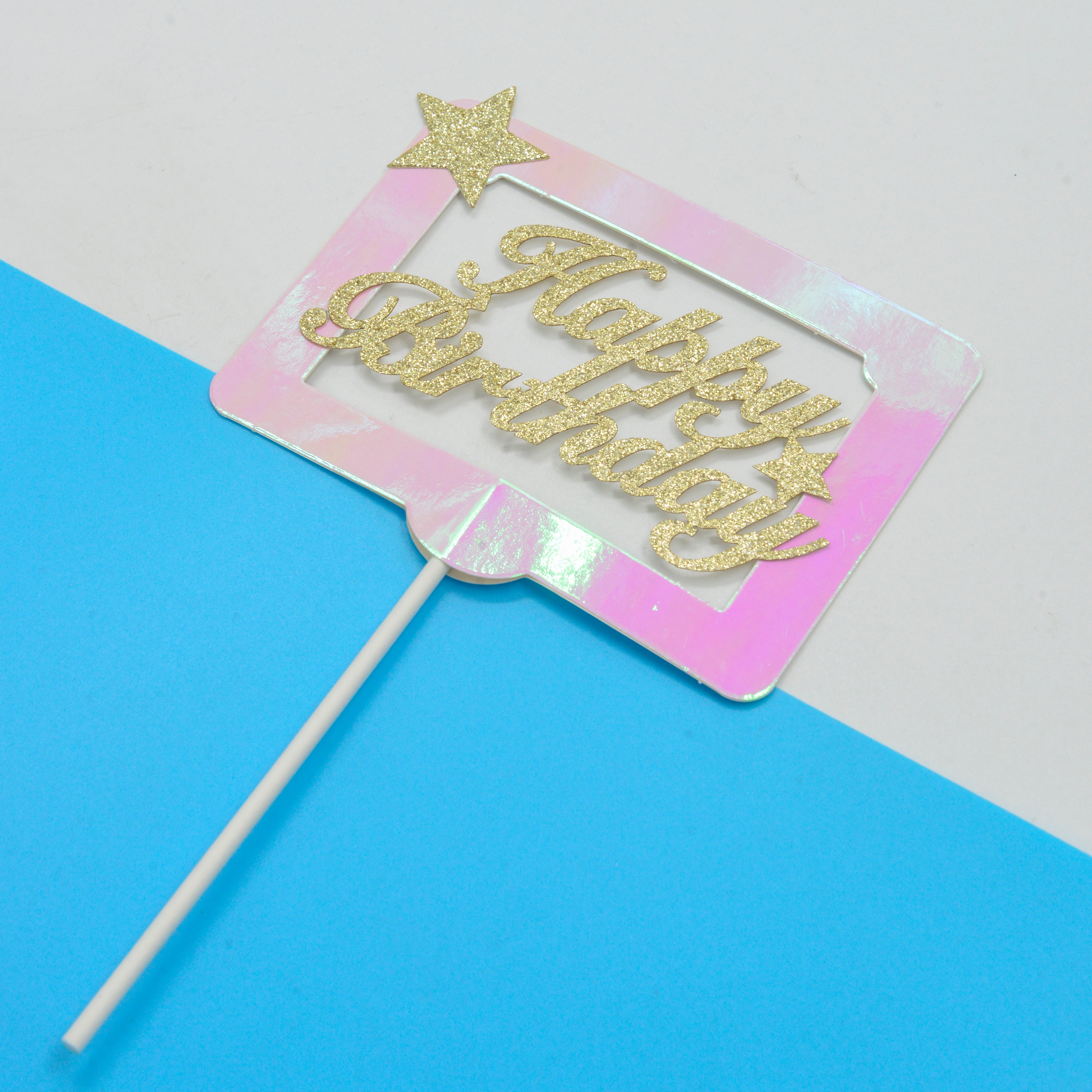 "Internet celebrity cake plugin, cake decoration, Happy Birthday letter set. Item Picture