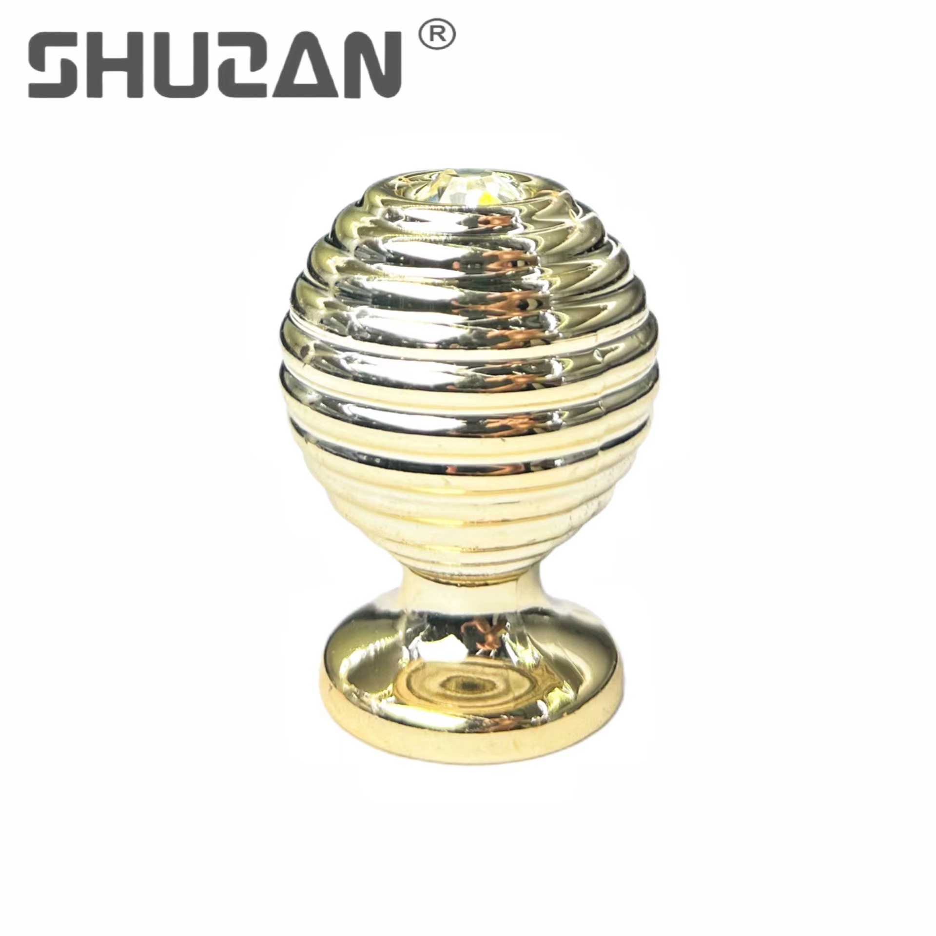 Shuzan unknown brand spherical solid plastic single-hole small handle, modern and simple style cabinet drawer door handle, practical type A001, other hardware tools single-lock handle details Picture