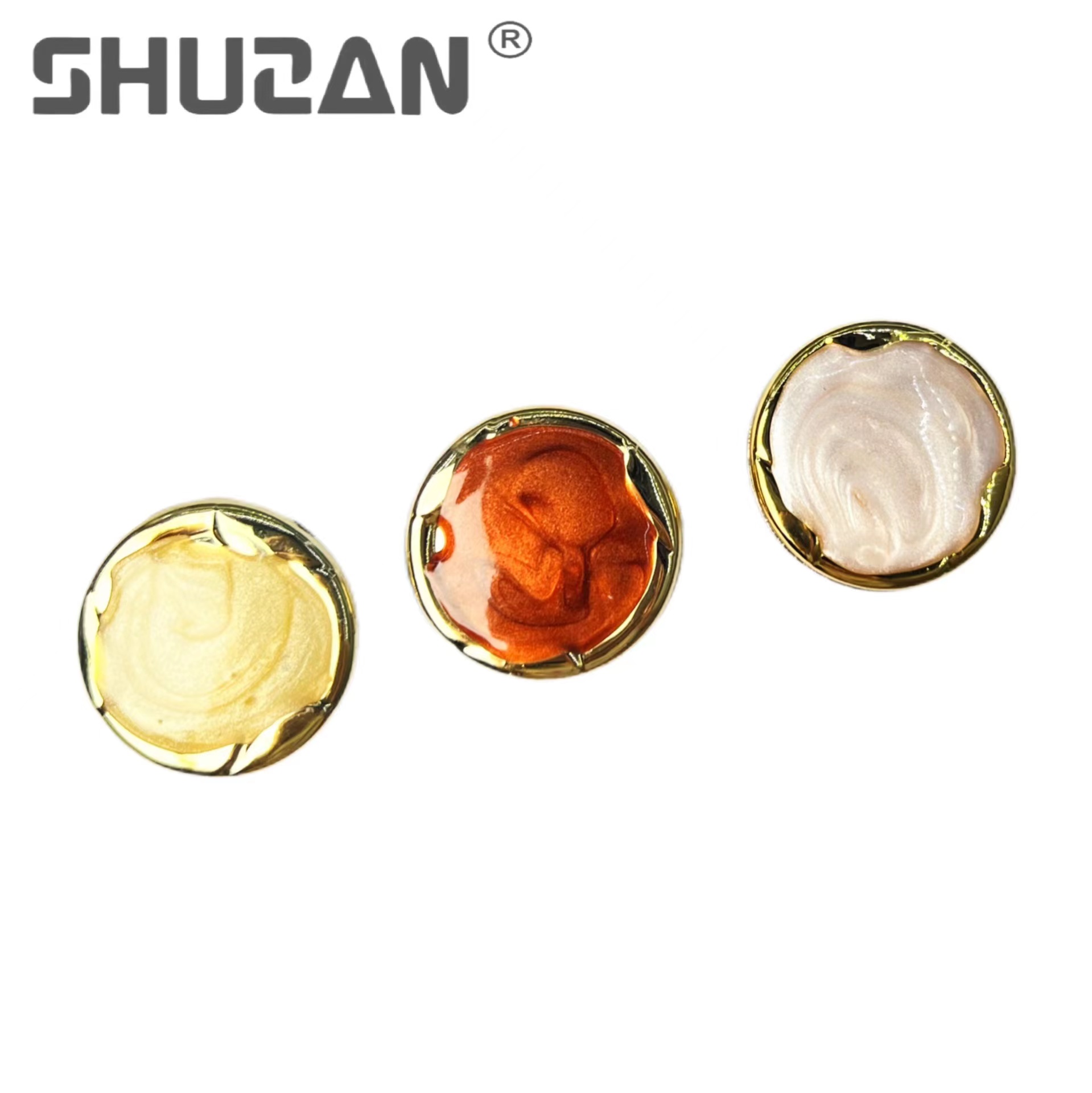 拉手/柜门内嵌拉手/厨房柜子把手/中古桃木色拉手/礼盒镀金把手产品图