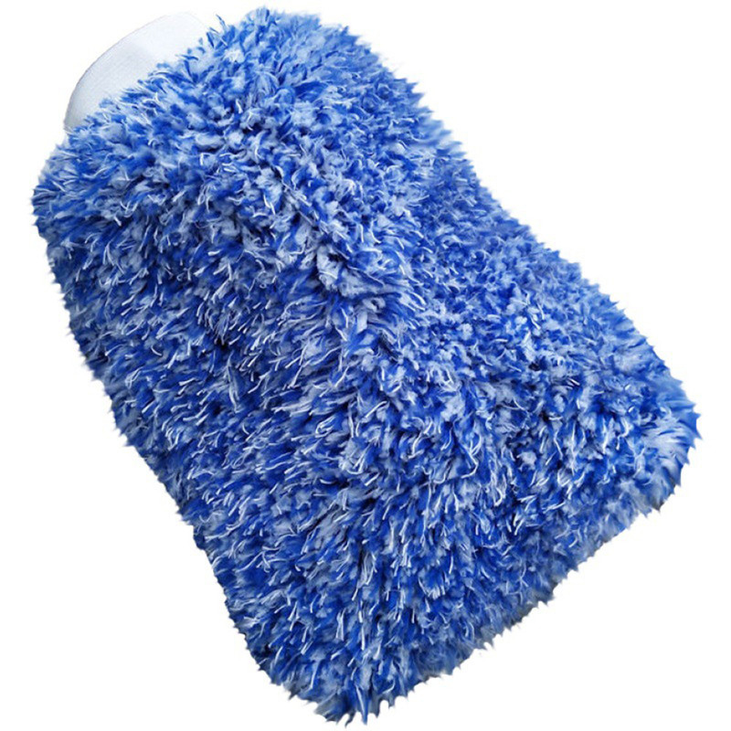 Car washing, cleaning and beauty gloves, thickened double-sided Chenille car cleaning gloves, rags, long plush car washing gloves, QW131 Application Scenario