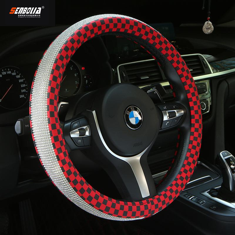 senbolia-FXP-50 all-season universal car steering wheel cover factory direct sales. Welcome to inquire and customize car interior products Specification image