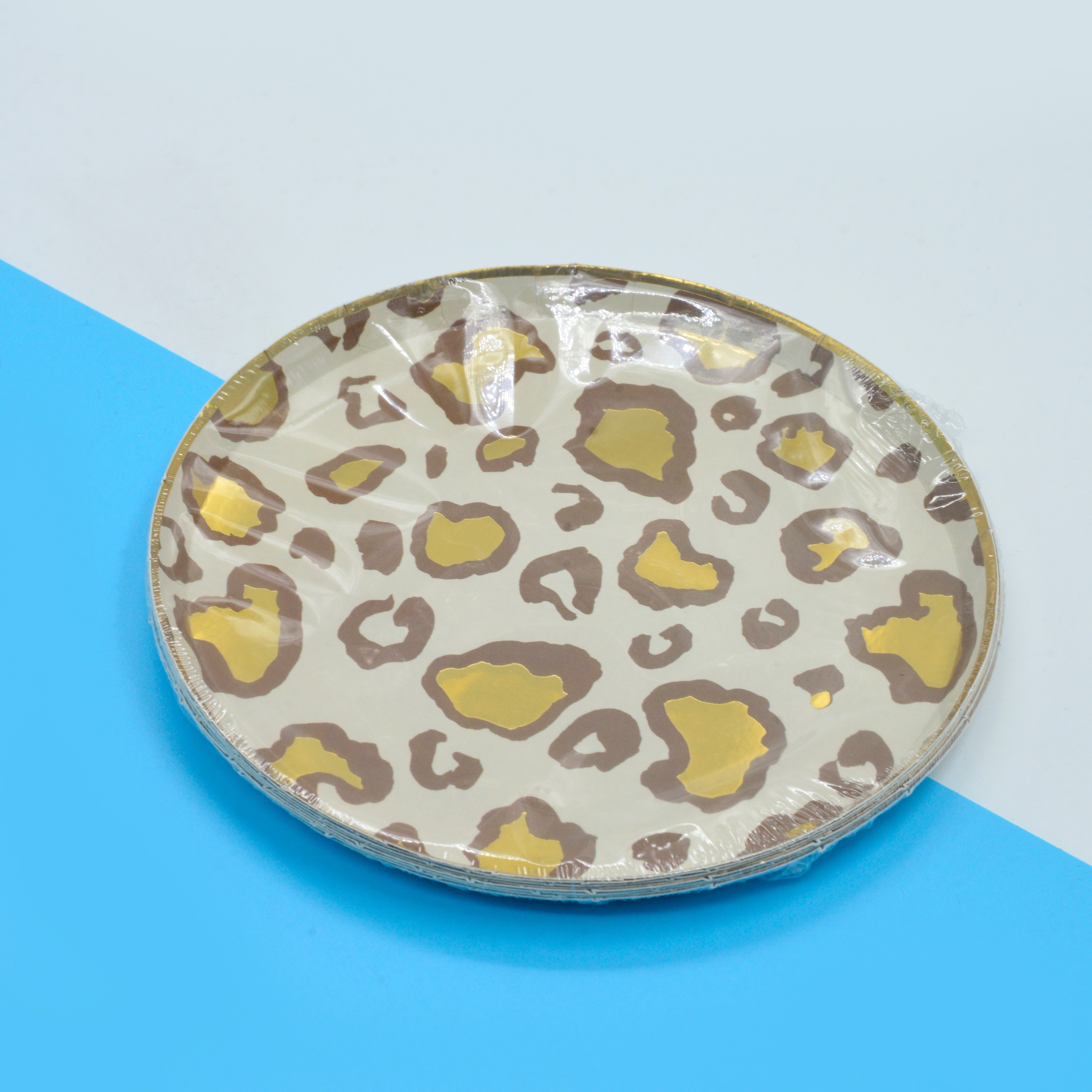Influencers desechables leopardo patrón pastel plato Item Picture