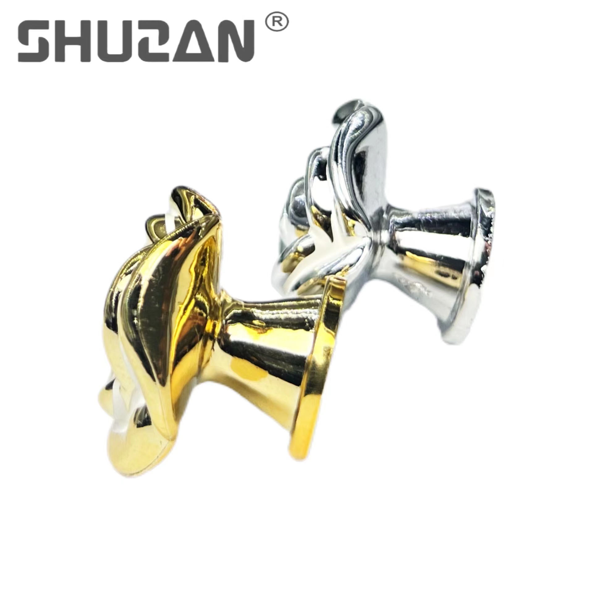Shuzan Unknown brand rose-shaped single-hole country-style plastic handle, modern and simple cabinet drawer, wardrobe door handle wholesale special offer C003 Other hardware tools, single-lock handle Application Scenario