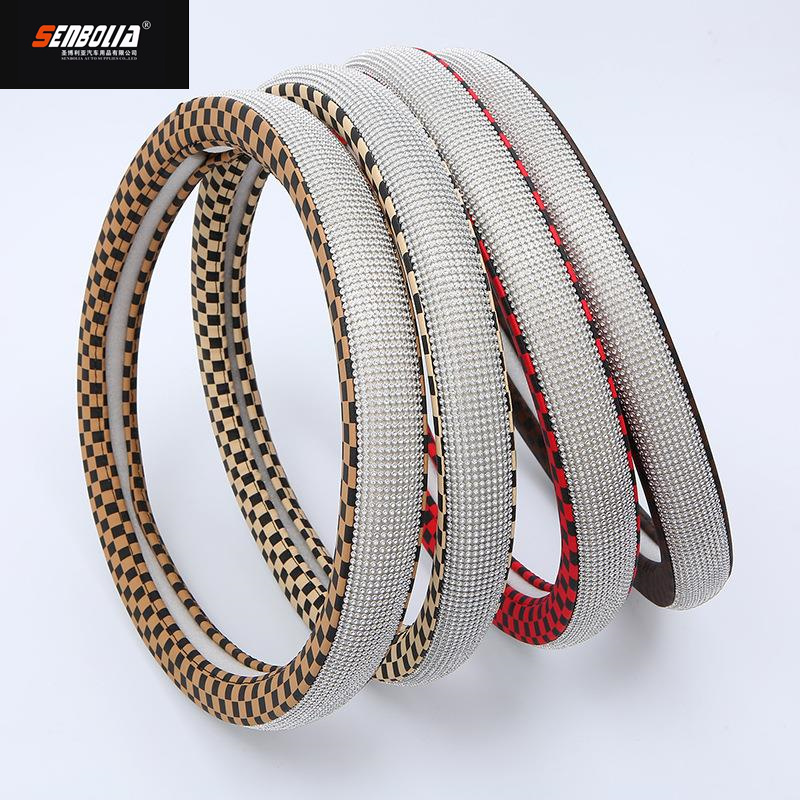 senbolia-FXP-50 all-season universal car steering wheel cover factory direct sales. Welcome to inquire and customize car interior products details Picture