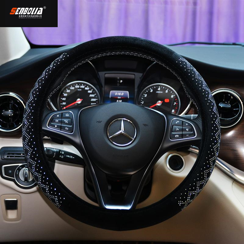 senbolia-FXP-31 car steering wheel cover, all-season universal type car steering wheel cover factory direct sales. Welcome to inquire and customize automotive products Specification image