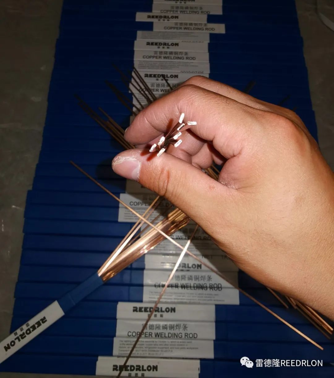 Phosphor bronze welding rods, flat copper welding rods, special welding rods for refrigerators, air conditioners and refrigeration machines, welding wires /copper welding wires details Picture