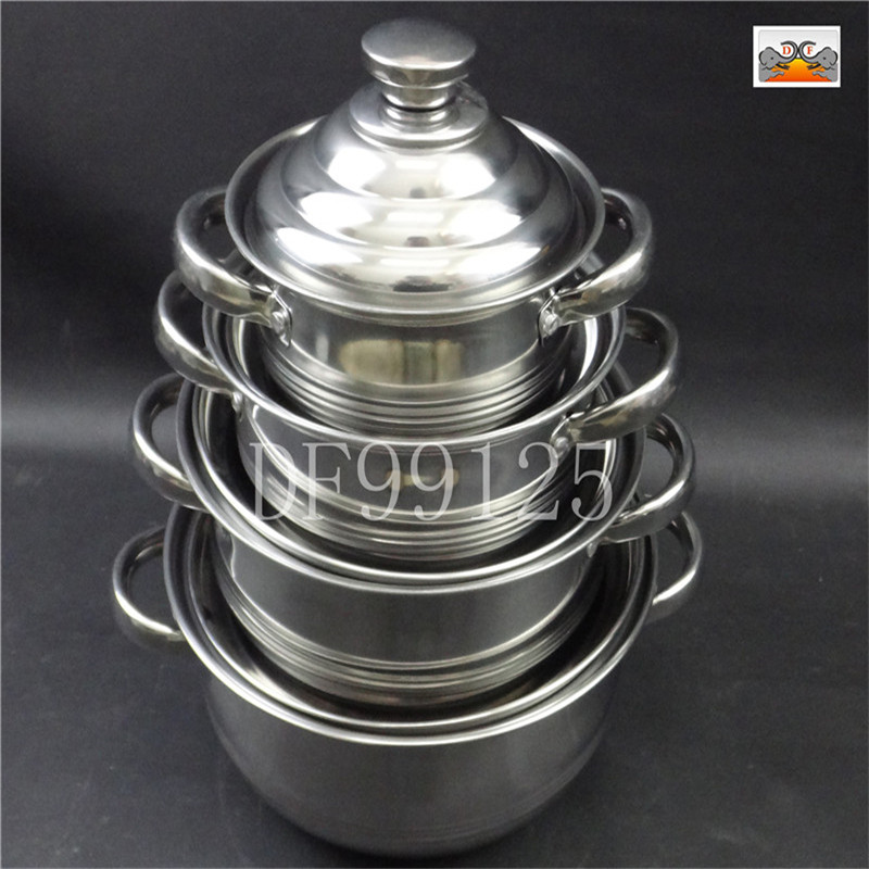 طراز DF99125، وعاء من الفولاذ غير القابل للصدأ مزود بقلاة من طراز DF999125 مع وعاء من الفولاذ غير القابل للصدأ مزود بقلاة من نوع DF Trading House