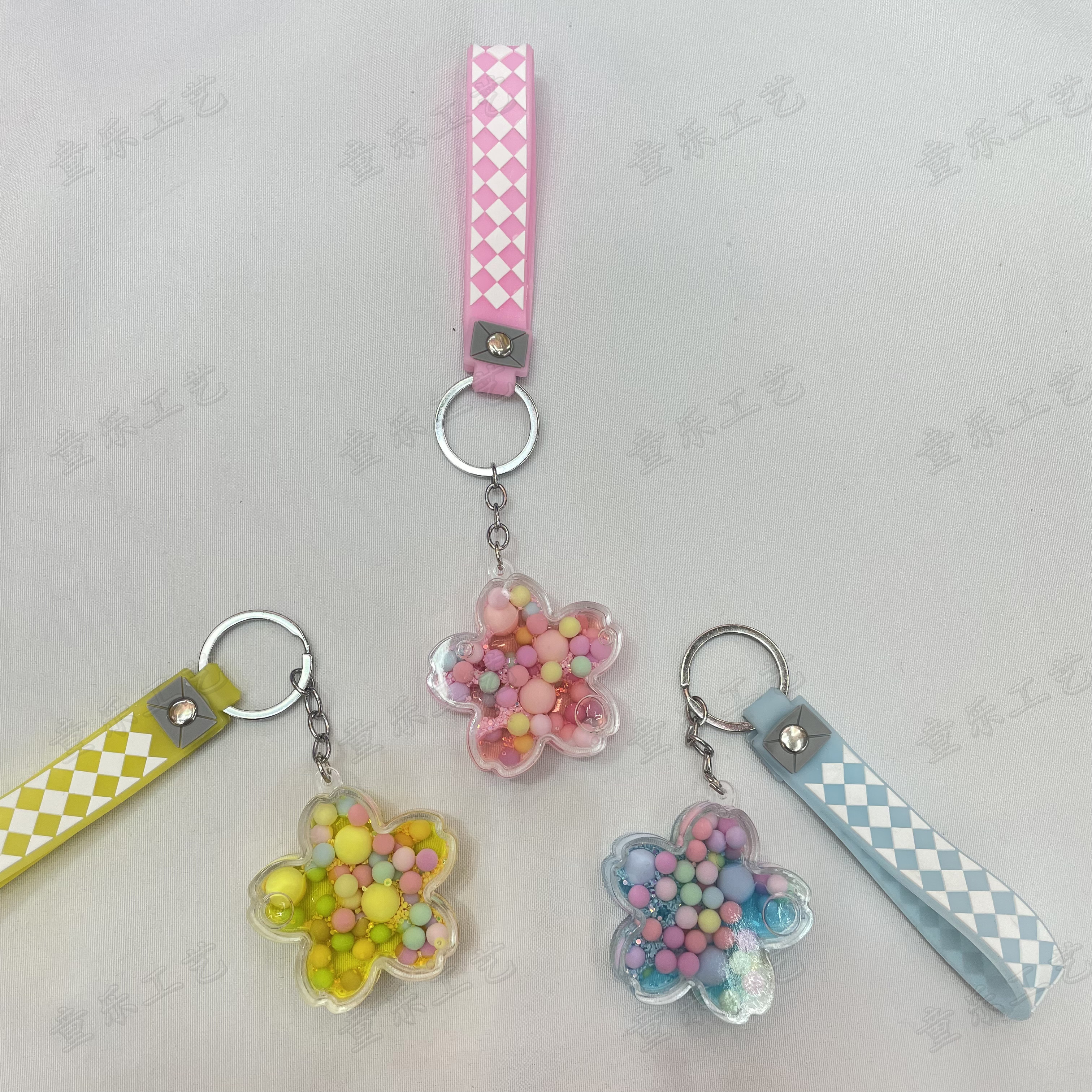 挂件/钥匙扣/流沙挂件白底实物图