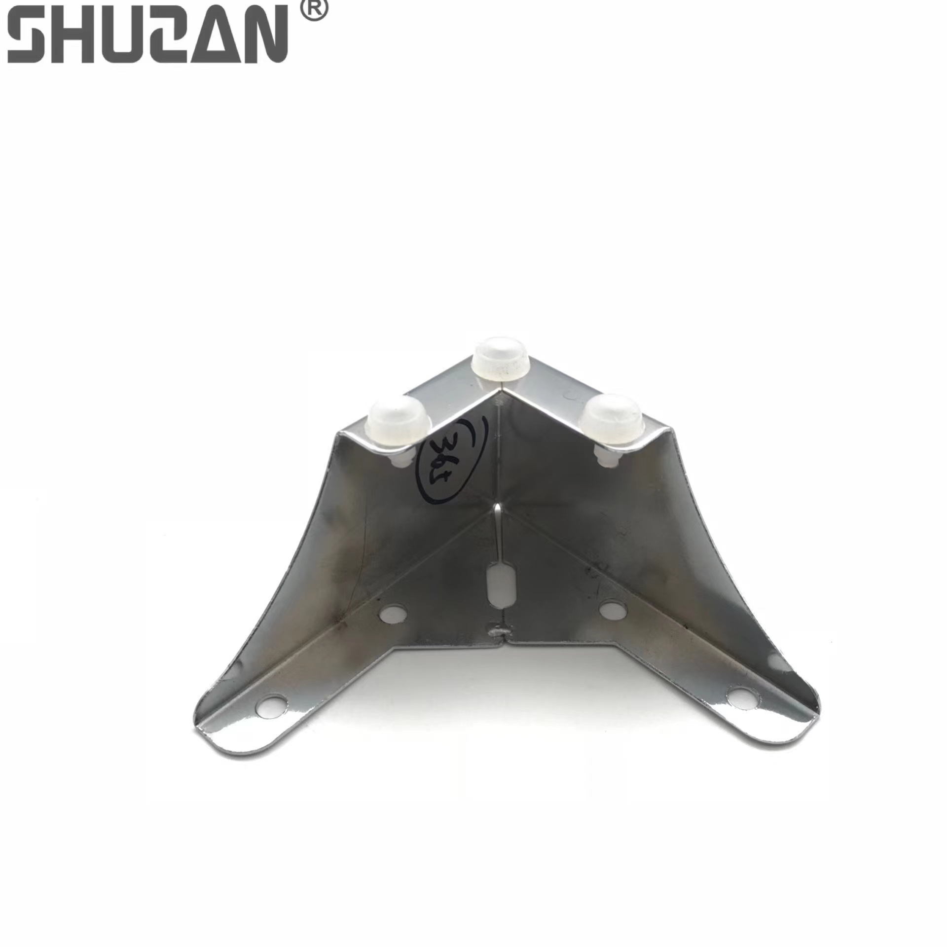 舒赞 8分10分二合一L型直角沙发脚 电视柜茶几五金支撑脚 品牌配件稳固耐用 C3