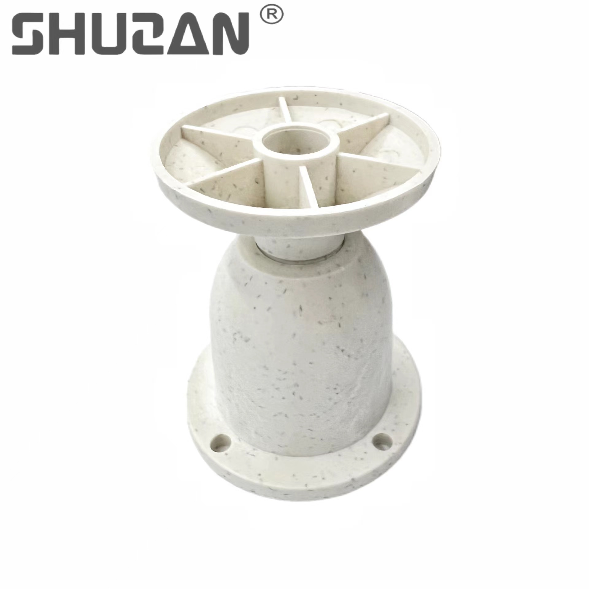 Shuzan high-quality brand plastic wine glass-shaped cabinet feet, casters, sofa feet, support feet, metal table feet, cabinet feet are stable and durable details Picture