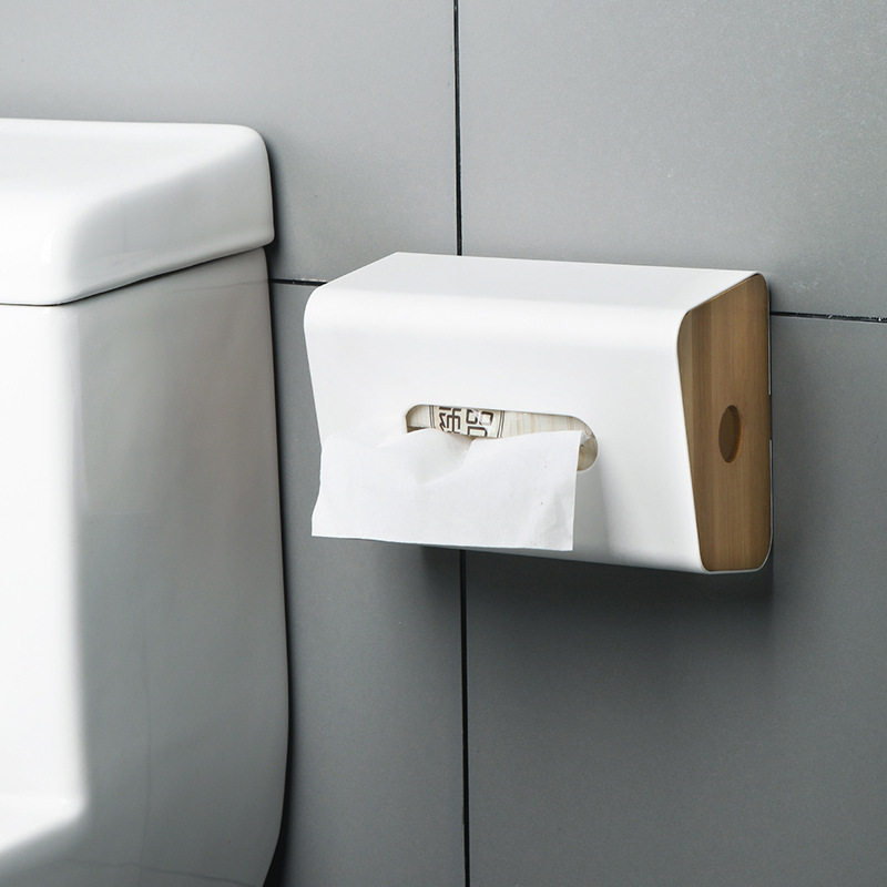 Caja de pañuelo multiuso con cubierta de madera para comercio exterior Application Scenario