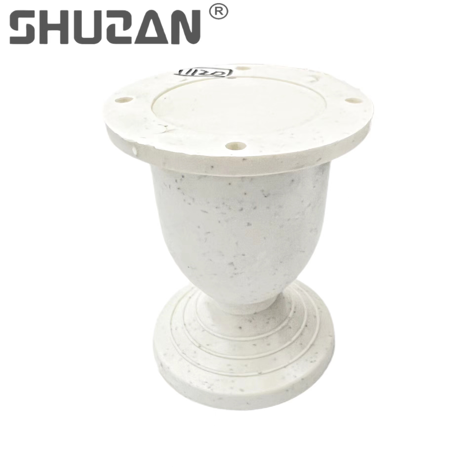 Shuzan high-quality brand plastic wine glass-shaped cabinet feet, casters, sofa feet, support feet, metal table feet, cabinet feet are stable and durable Specification image