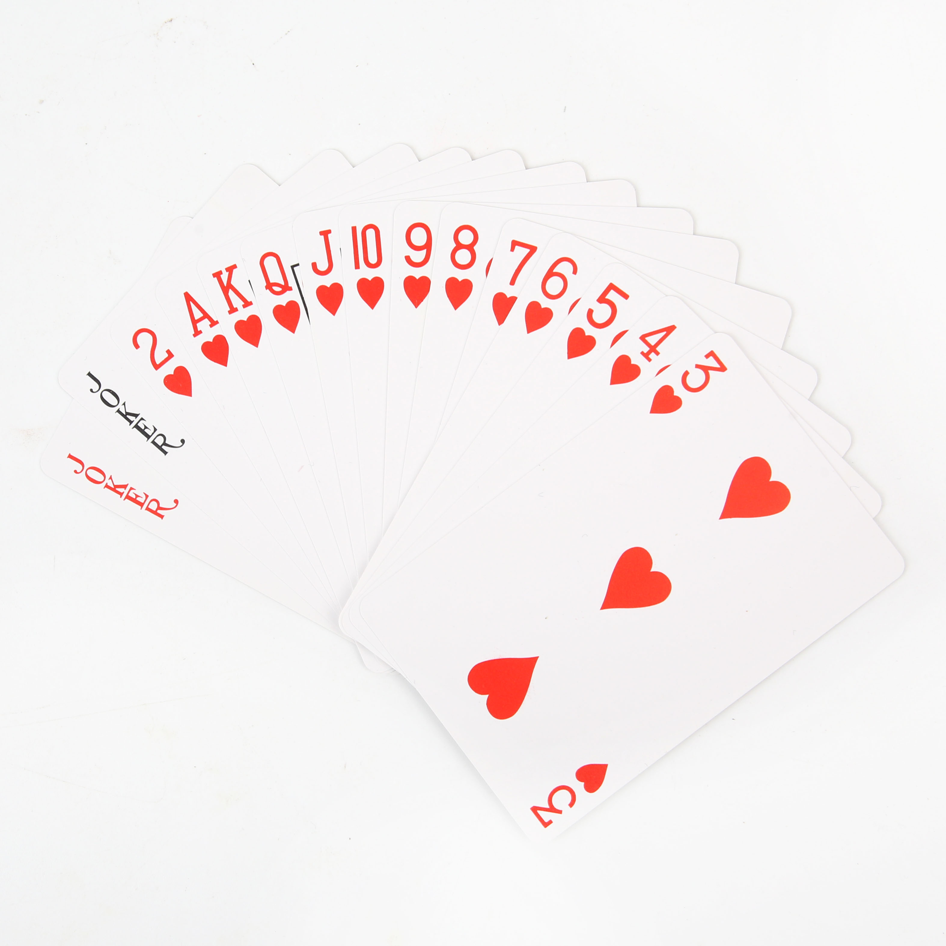 掼蛋扑克/扑克/扑克牌/金东乐扑克牌/掼蛋扑克牌塑料白底实物图