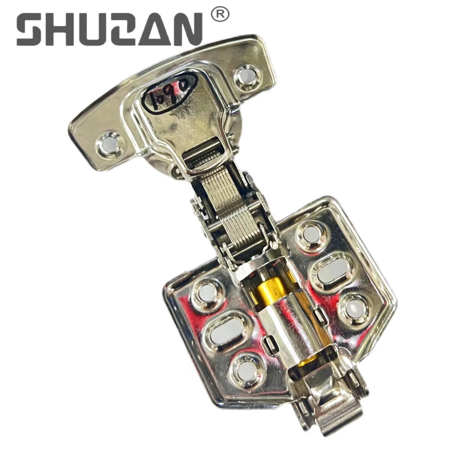 Shuzan high-quality 304 stainless steel hydraulic hinges, damping hinges, wardrobe and cabinet door hardware support, torque spring hinges, and other hardware tools Specification image