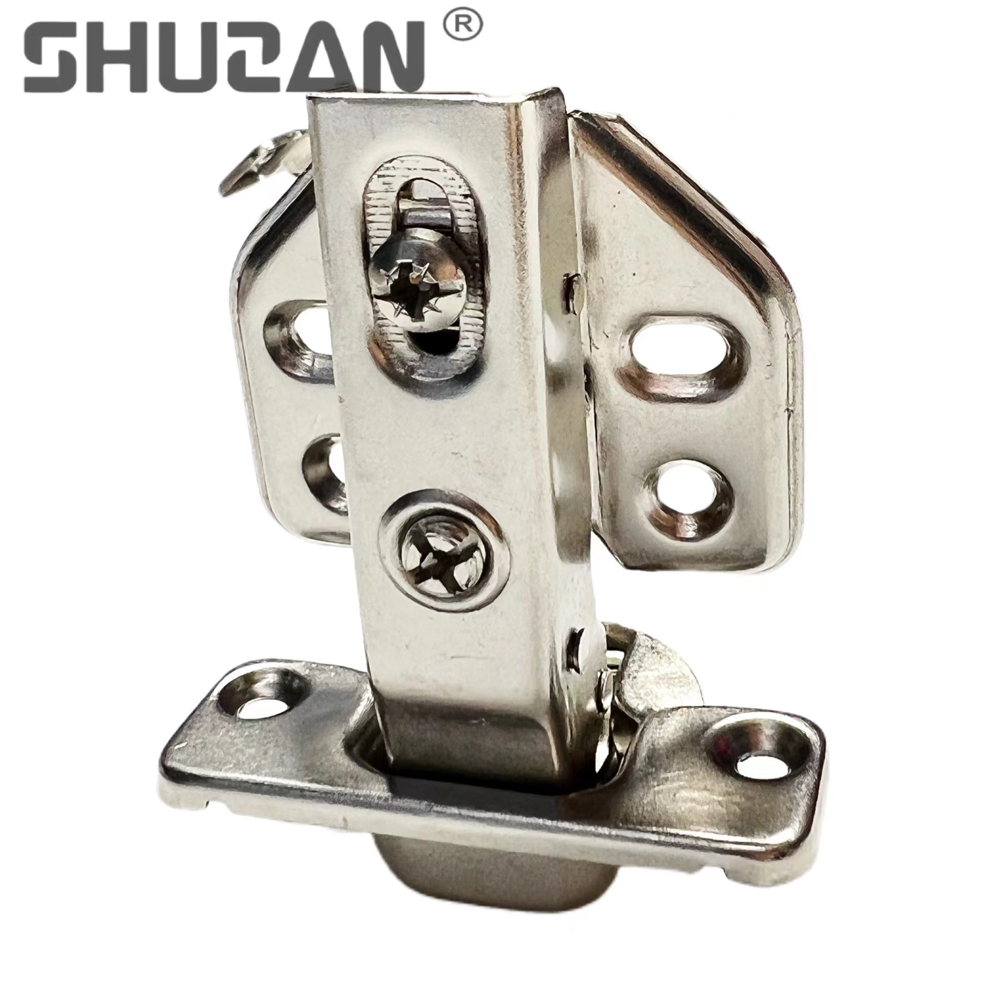 Shuyuanfeng hardware thickened hydraulic hinges, silent buffer door hinges, tail-closing cabinet hinges, and hardware accessories are durable Item Picture