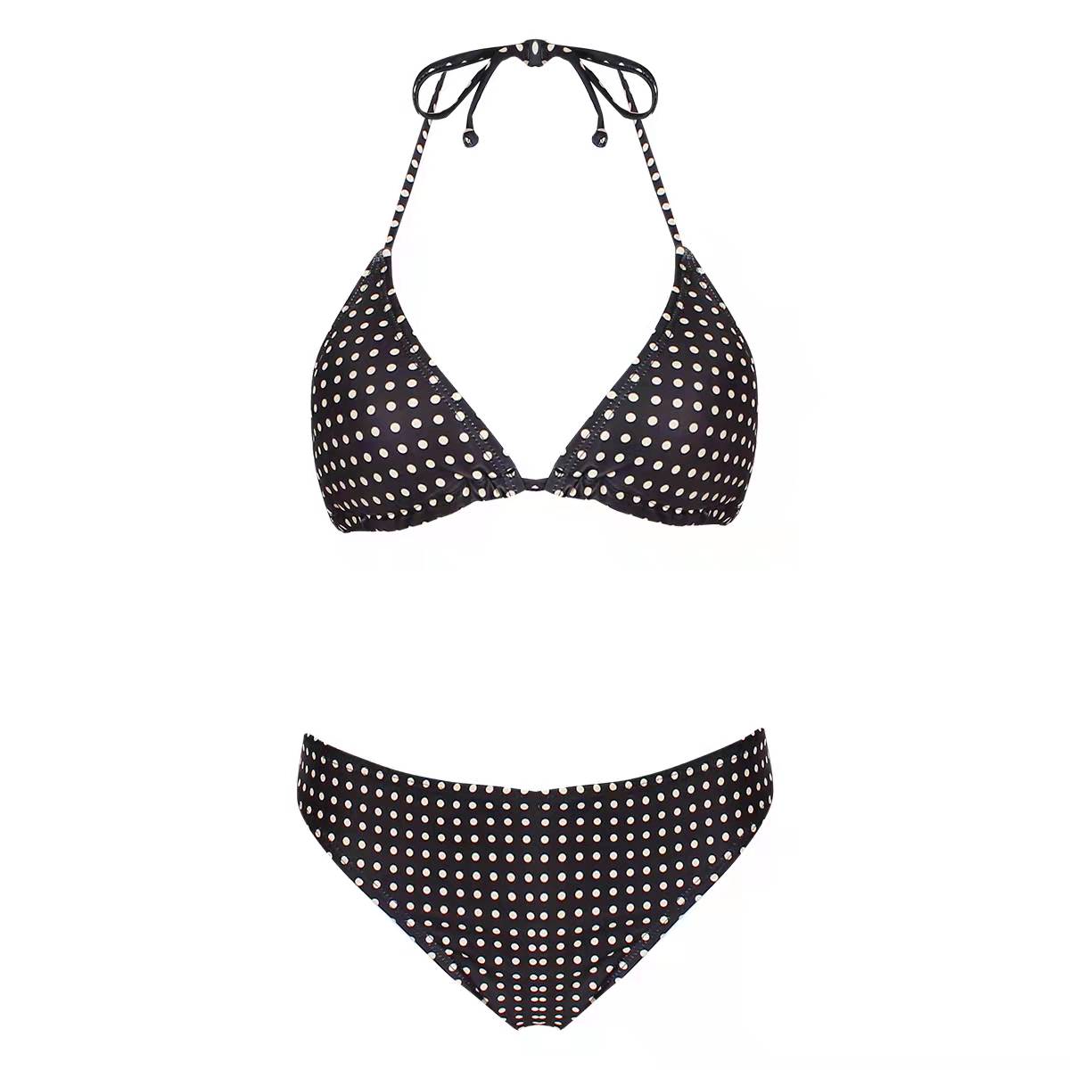 外单比基尼/欧美性感泳衣/性感比基尼白底实物图