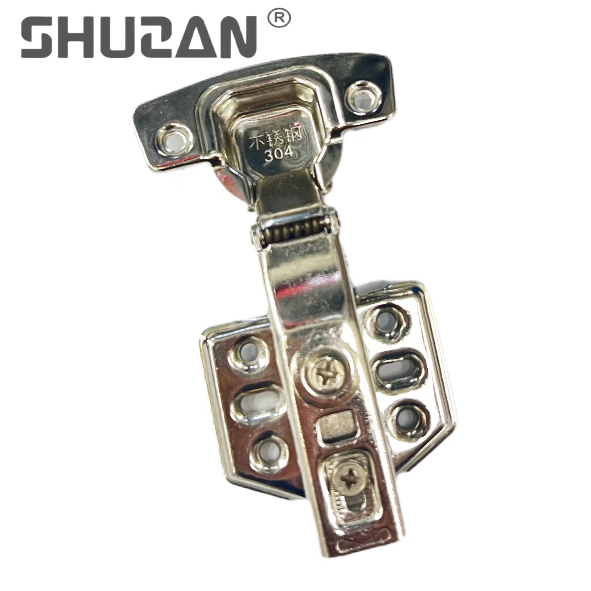 Shuzan high-quality 304 stainless steel hydraulic hinges, damping hinges, wardrobe and cabinet door hardware support, torque spring hinges, and other hardware tools Application Scenario