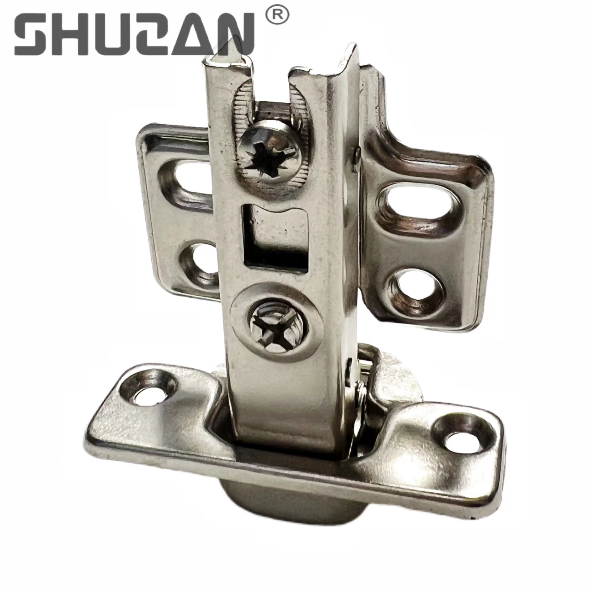 Shuzan high-quality brand two-stage force four-hole fixed foot hinges, cabinet door hinges, pipe hinges factory direct sales, other hardware tools Application Scenario