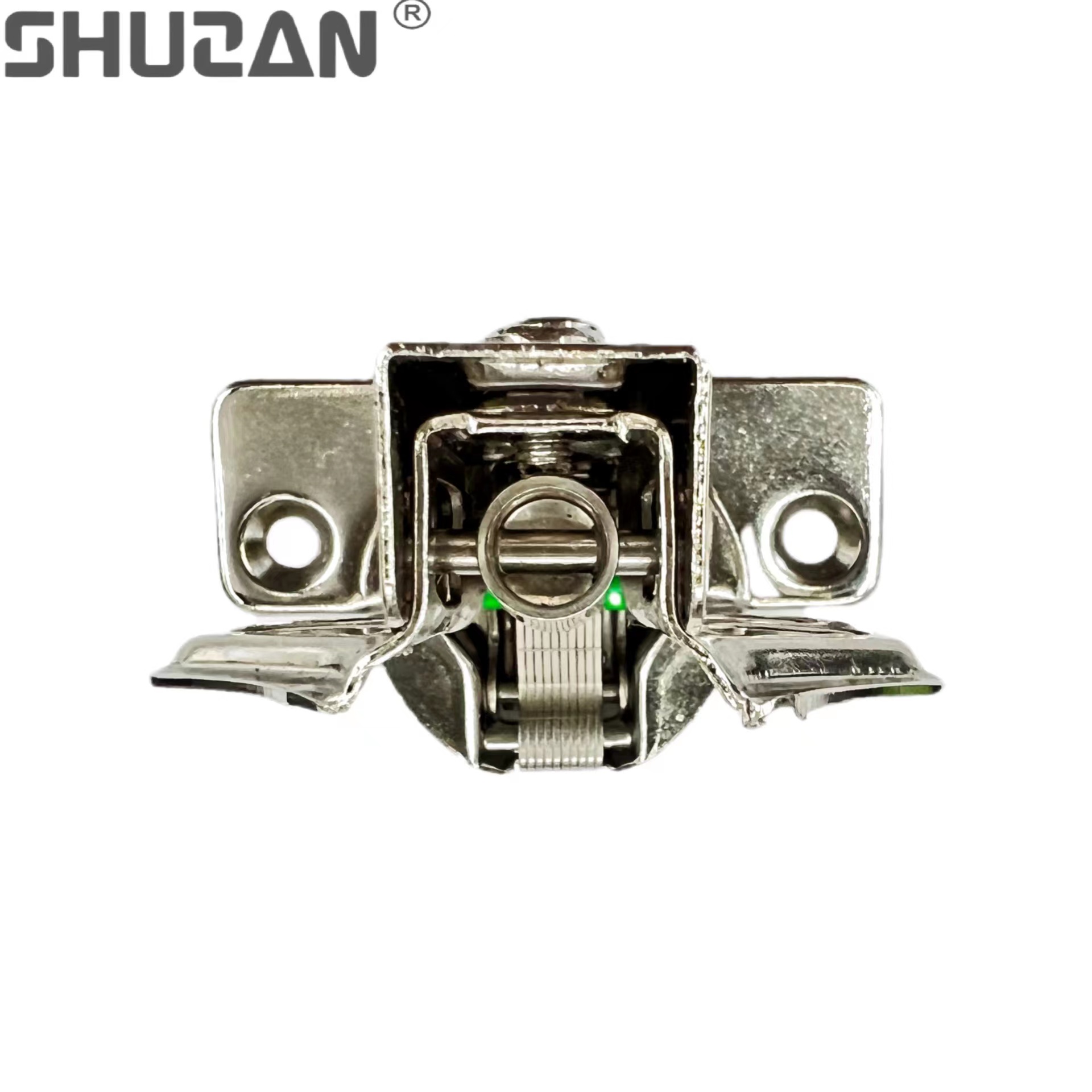 Shuzan hinge cabinet door damping hydraulic buffer spring fixed hinge stainless steel wardrobe hinge Application Scenario