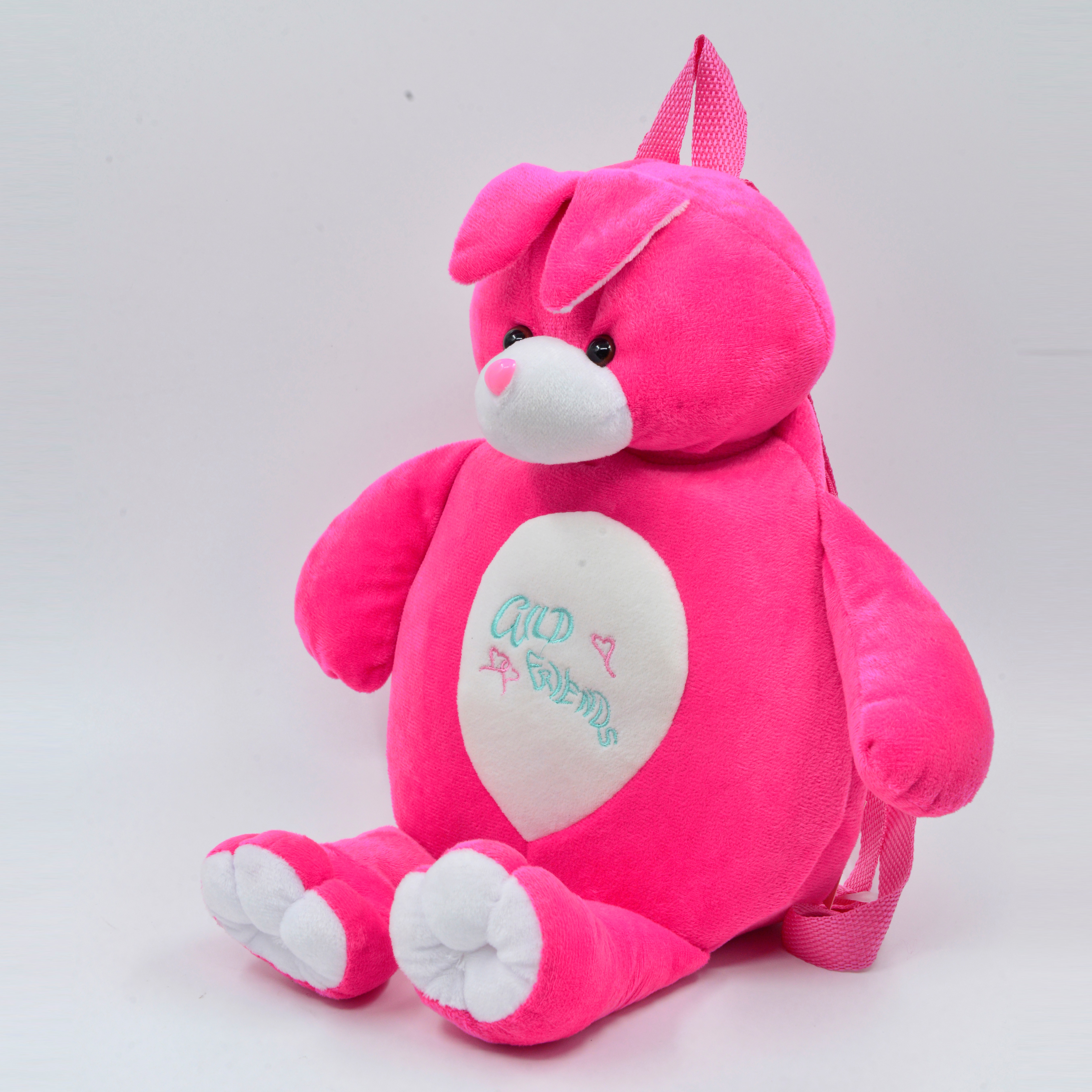 Plush animal schoolbag, plush cartoon forest backpack, new cute plush cartoon backpack, fashionable backpack for boys and girls Specification image