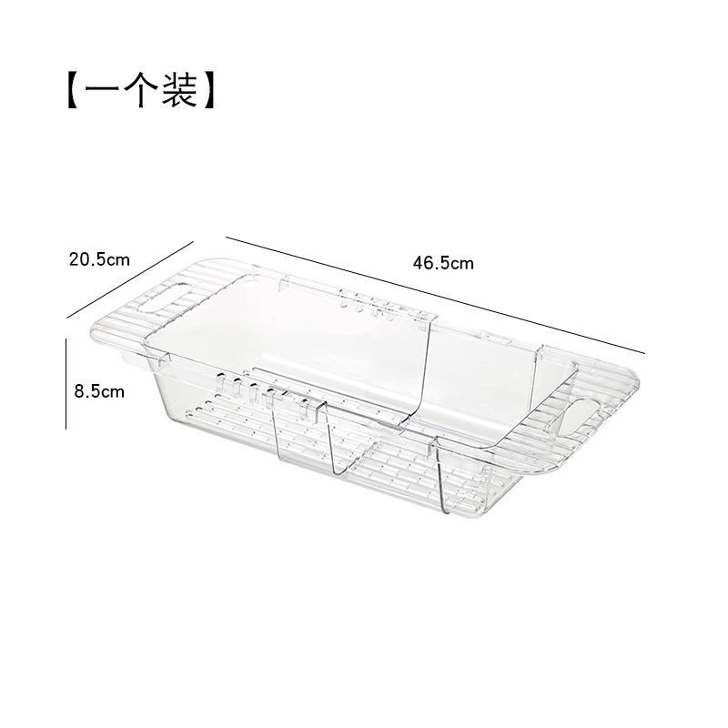 Transparent and retractable kitchen sink rack for export Application Scenario