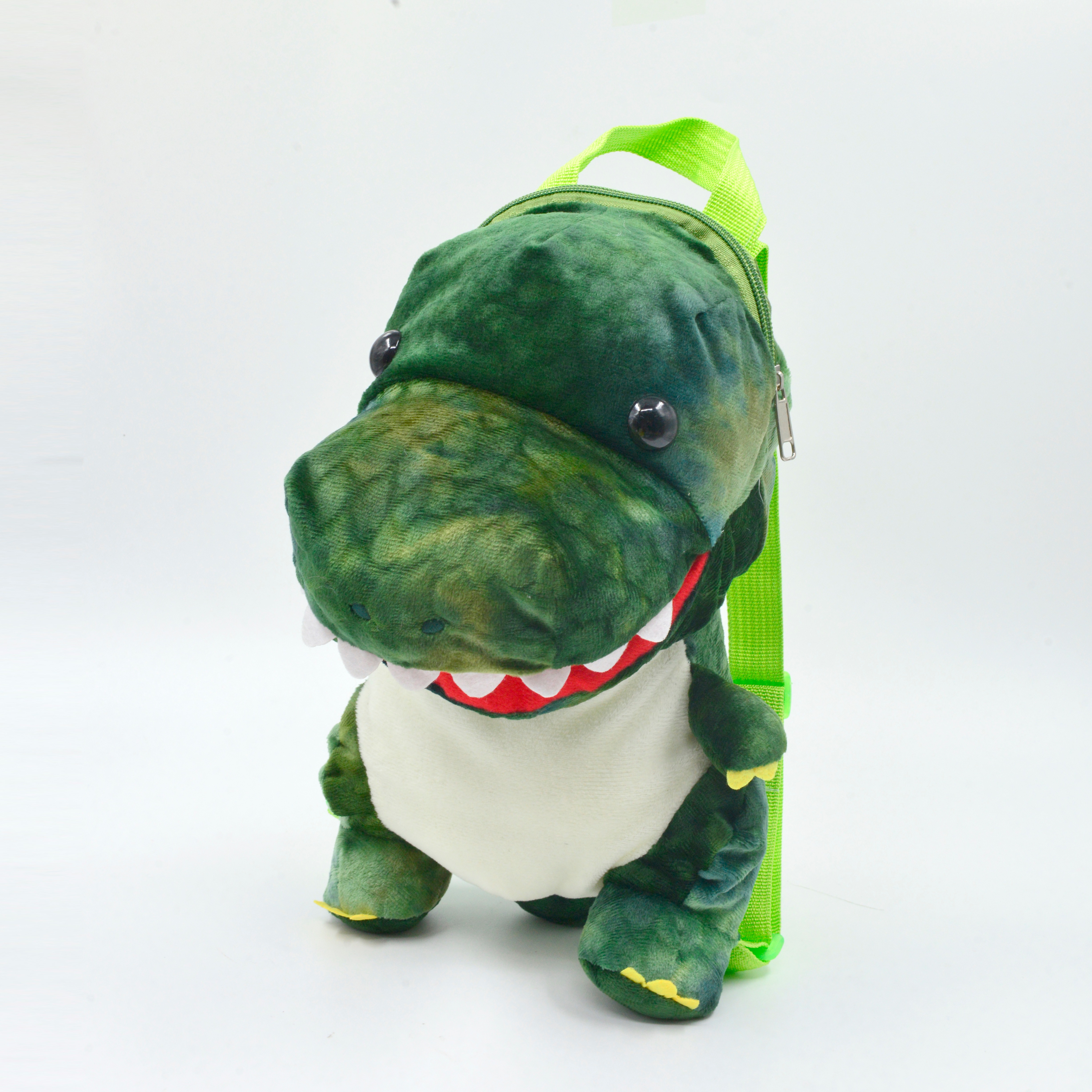 Plush dinosaur schoolbag, plush cartoon dinosaur backpack, new cute plush cartoon backpack, fashionable backpack for boys and girls Specification image