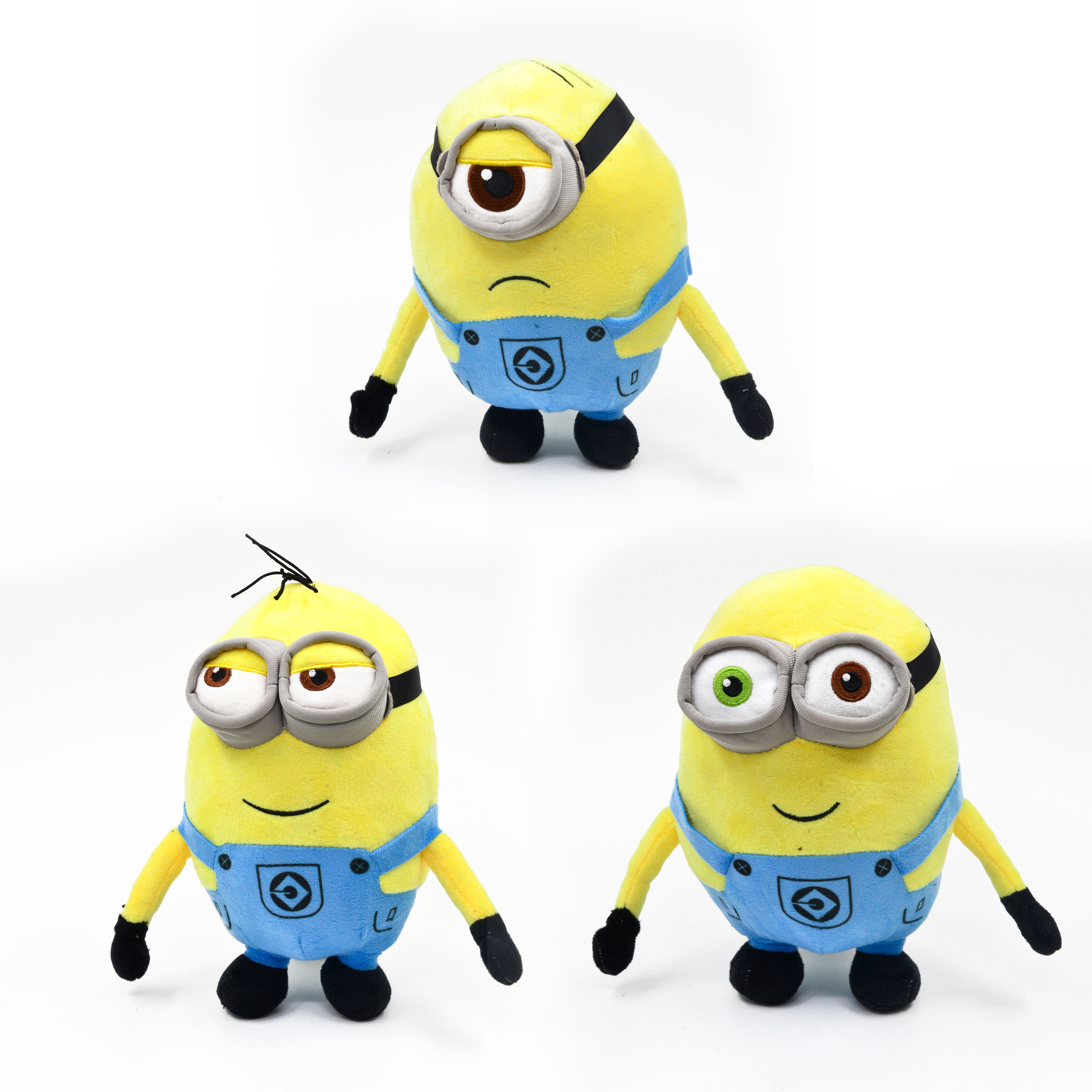 2022 New Minions three-expression plush dolls, plush toys, plush dolls