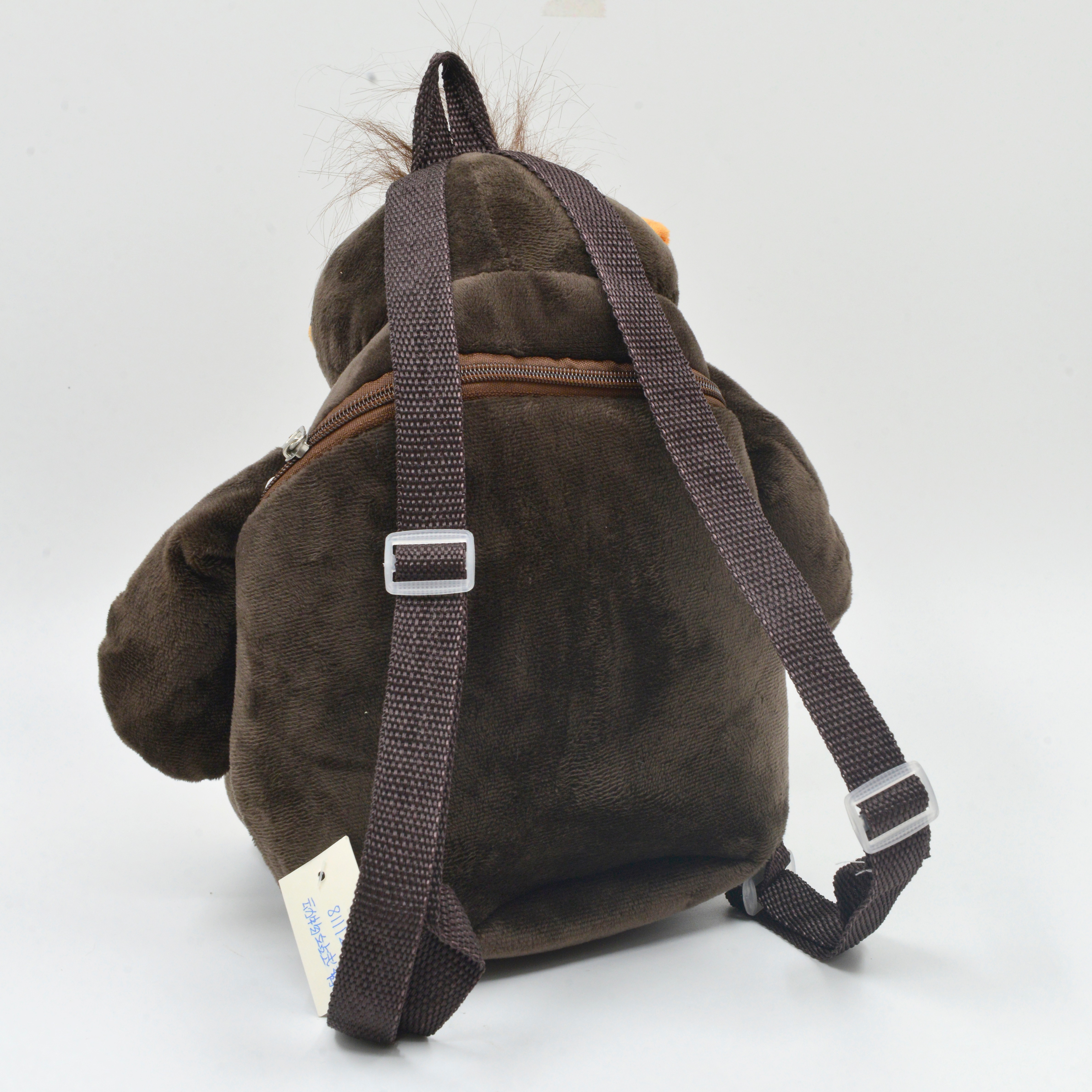 Plush animal schoolbag, plush cartoon forest backpack, new cute plush cartoon backpack, fashionable backpack for boys and girls details Picture