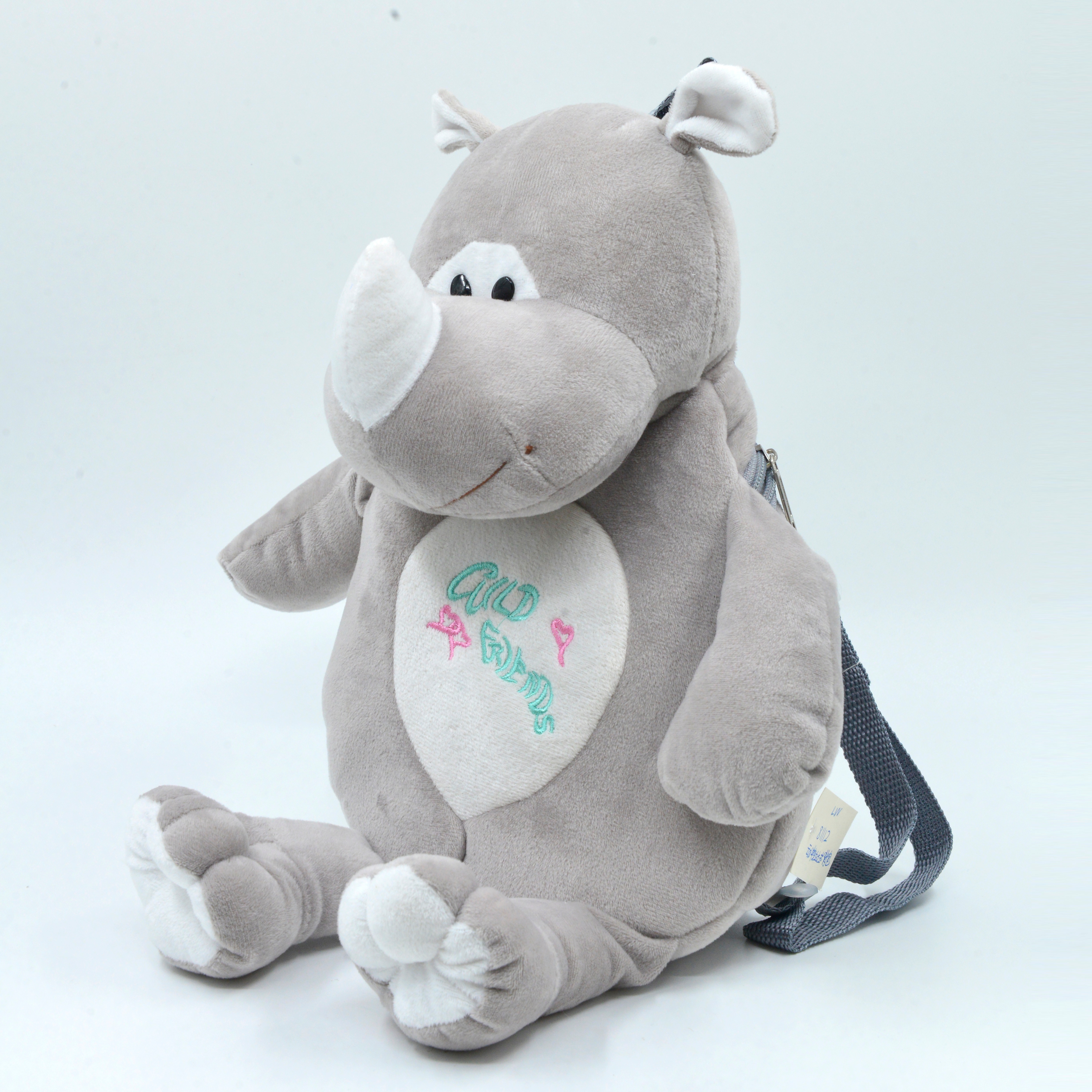 Plush animal schoolbag, plush cartoon forest backpack, new cute plush cartoon backpack, fashionable backpack for boys and girls Item Picture