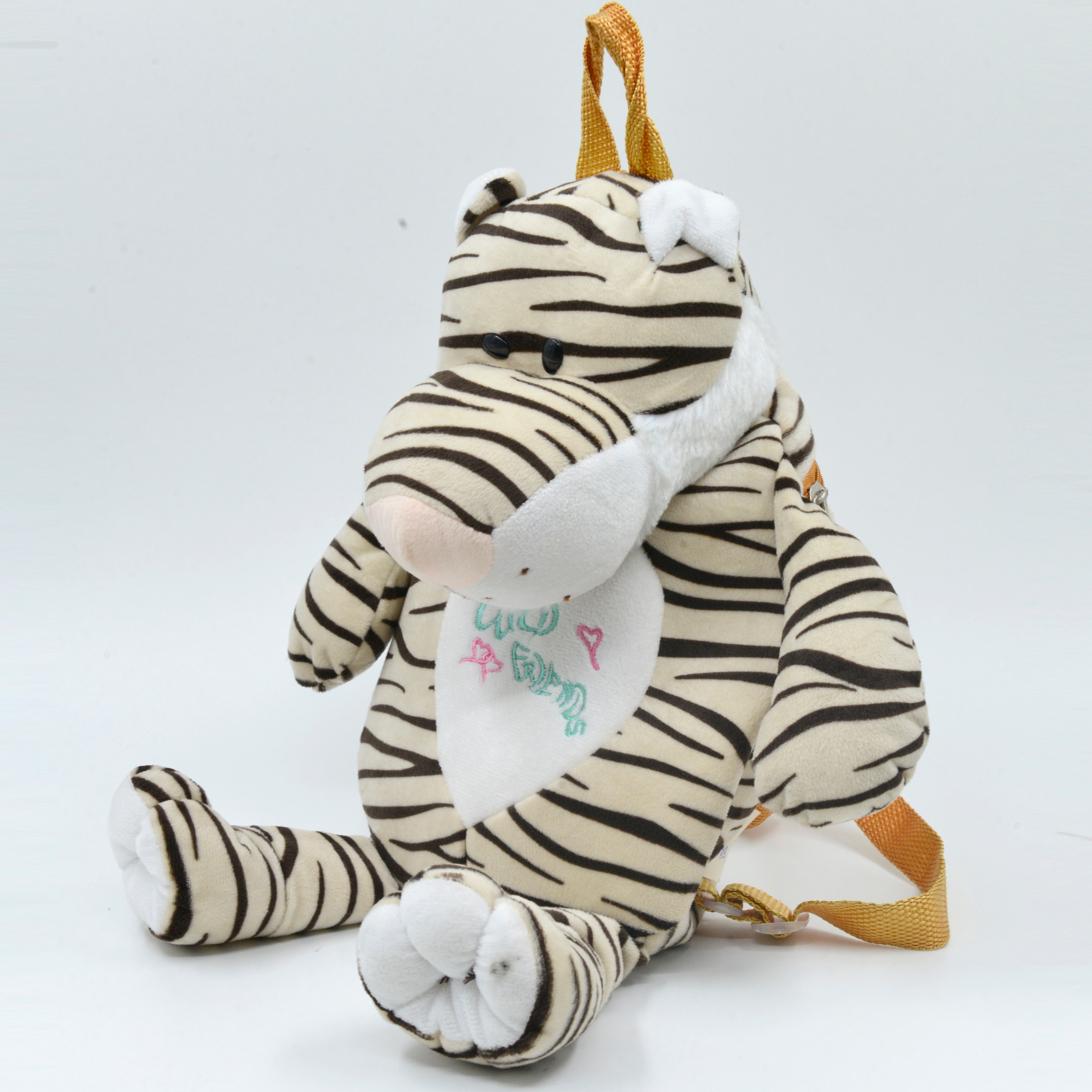 Plush animal schoolbag, plush cartoon backpack, new cute plush cartoon backpack, fashionable backpack for boys and girls Specification image