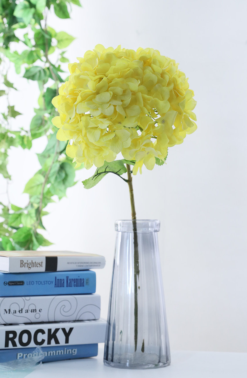Artificial flower wedding large hydrangea, silk fabric large flower ball, silk flower wedding flower factory sales Specification image