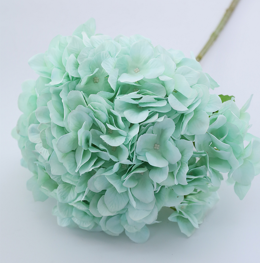Artificial flower wedding large hydrangea, silk fabric large flower ball, silk flower wedding flower factory sales Item Picture