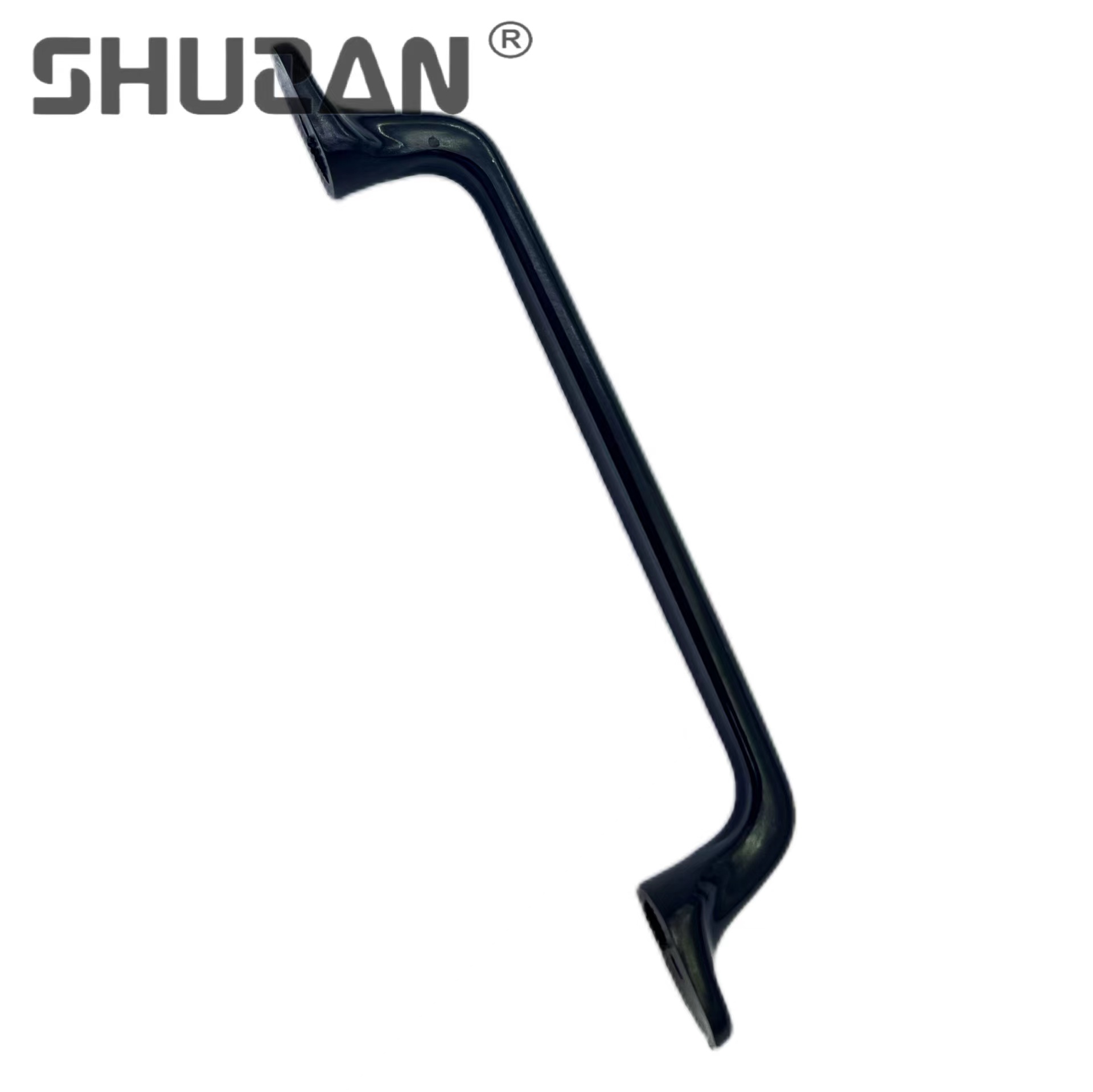 Shuzan Light Luxury style black plastic door handle furniture, cabinet, drawer, wardrobe door handle, 6Cm hole invisible door, magnetic attraction, hardware tools factory direct sales, other hardware tools Specification image