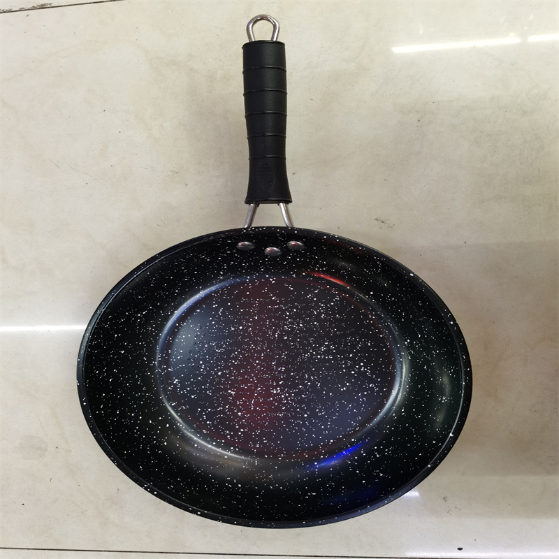 Factory direct sales of frying pans, flat-bottomed pans and non-stick pans Item Picture