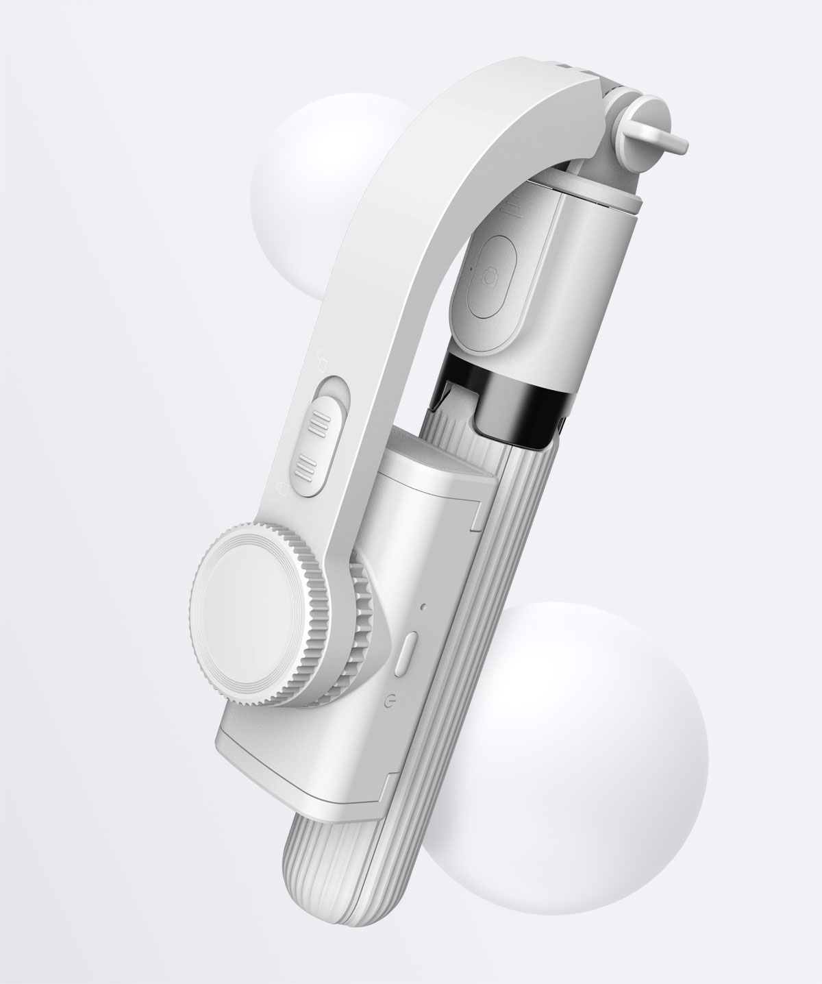 Stabilizer, mobile phone selfie stick, camera stabilizer, Bluetooth tripod, selfie stick, mobile phone live streaming stand, aluminum alloy telescopic selfie stick stand Item Picture