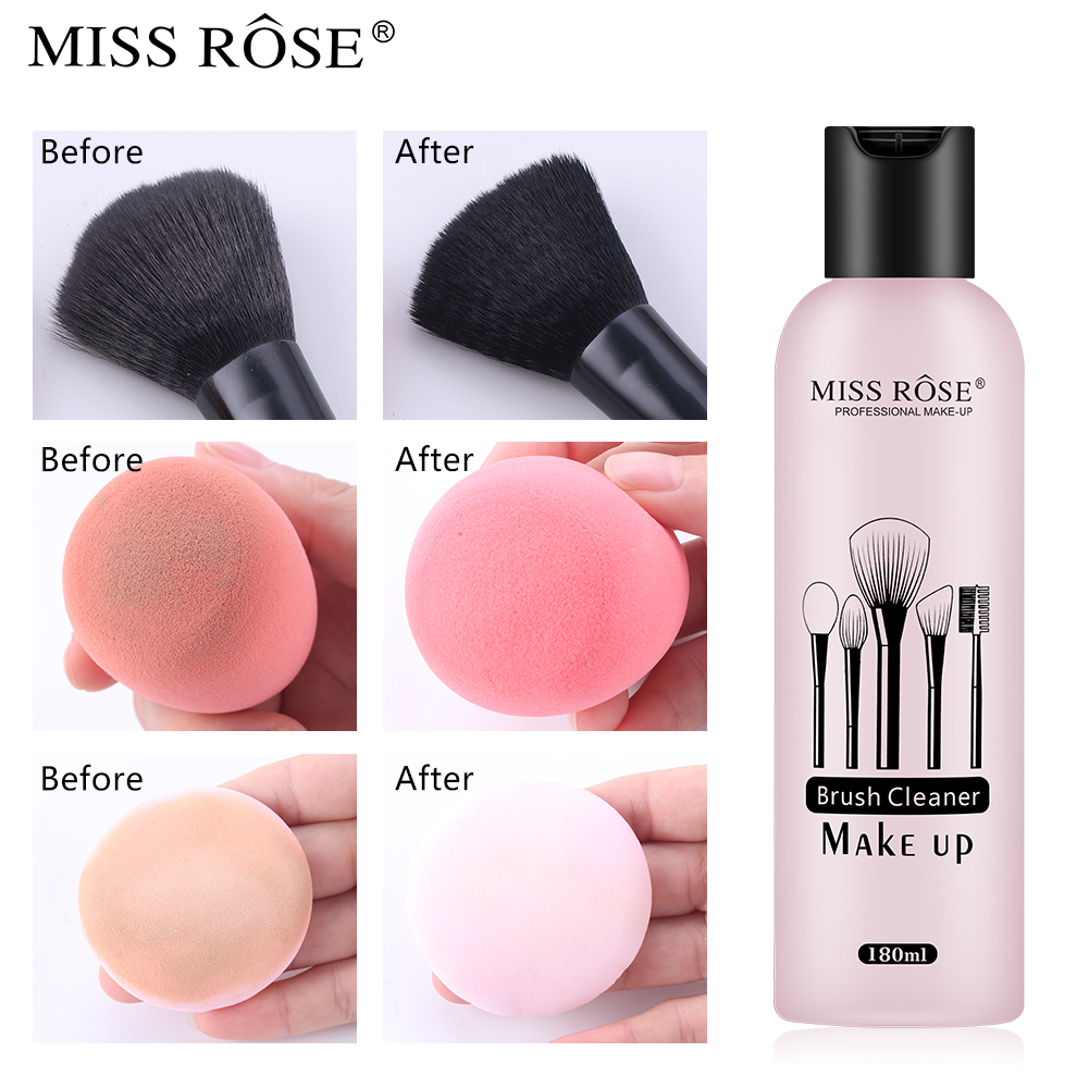 MISS ROSE 粉扑清洗液清洁洗刷液化妆刷美妆工具粉扑清洁液详情图2