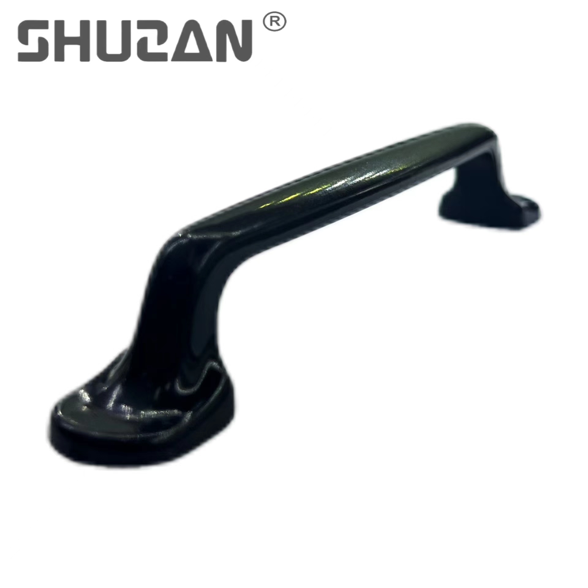 Shuzan Light Luxury style black plastic door handle furniture, cabinet, drawer, wardrobe door handle, 6Cm hole invisible door, magnetic attraction, hardware tools factory direct sales, other hardware tools Application Scenario