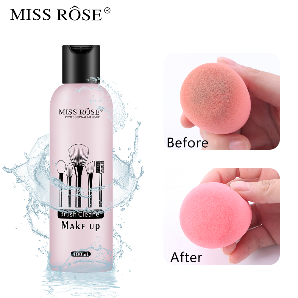 MISS ROSE 粉扑清洗液清洁洗刷液化妆刷美妆工具粉扑清洁液详情图1