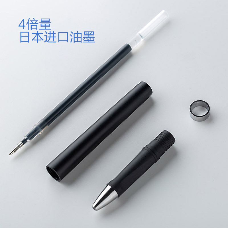 中性笔定制印logo 耐写高端广告签字笔印字黑色0.5碳素水性笔批发详情图3