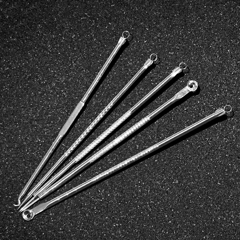 Stainless steel acne needle, acne needle, acne squeezer, acne needle, acne removal needle, blackhead removal needle, beauty tool shanilak Item Picture