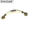 Shuzan Factory directly supplies European-style country ceramic door handles, wardrobe doors, furniture hardware and door handles details Picture