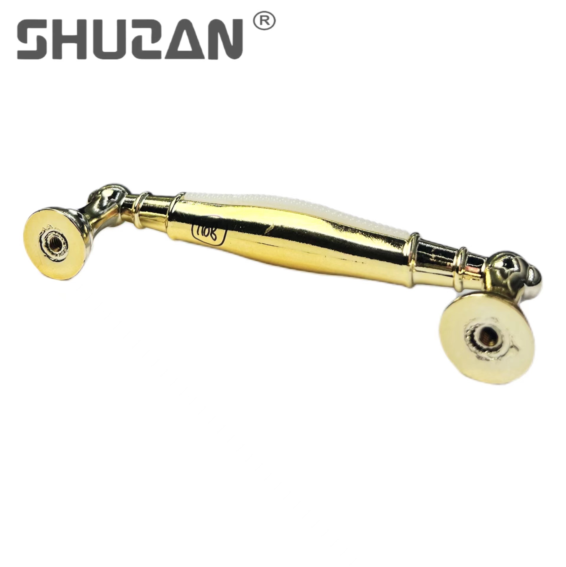 Shuzan simple cabinet drawer cabinet handle hardware accessories European-style gold diamond-encrusted wardrobe door handle modern details Picture