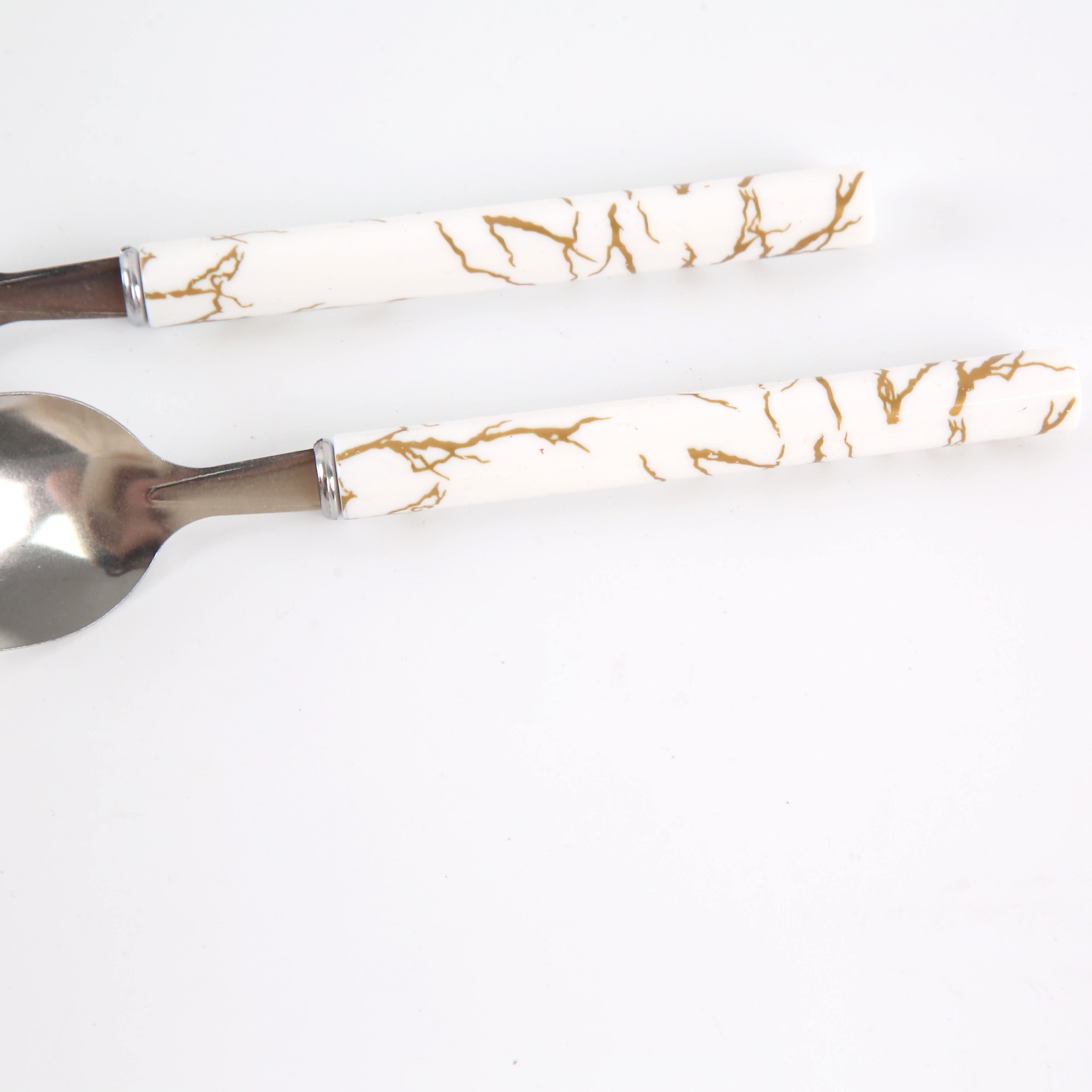 Wholesale of stainless steel clasp spoons and tableware in stock from Xu Shengyou Item Picture