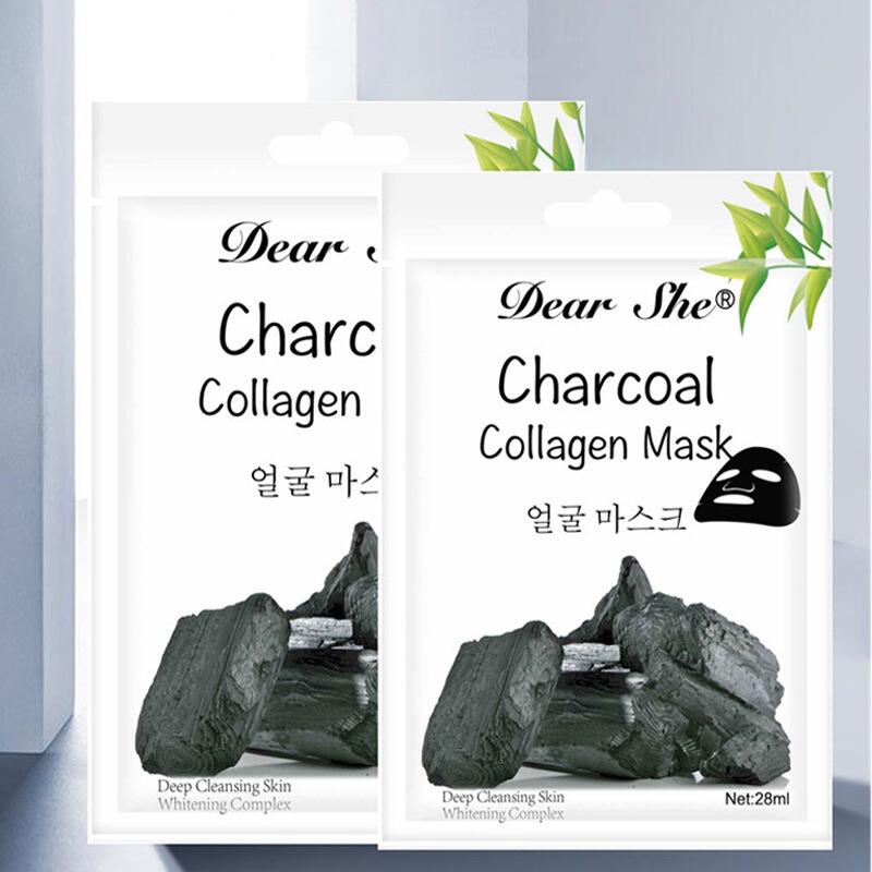 Cross-border DEAR SHE Bamboo Charcoal Silk Mask Wholesale manufacturer exclusively available on Amazon, AliExpress and Shopee details Picture