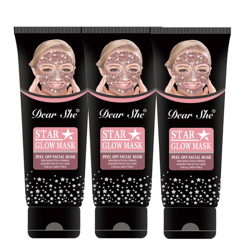 Dear She Pink Starry Sky Peel-off Blackhead Mask Dead Skin Moisturizing and Hydrating Peel-off Mask Specification image