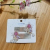 Hairless Hanfu clip - Butterfly and Flower paired Comb Specification image