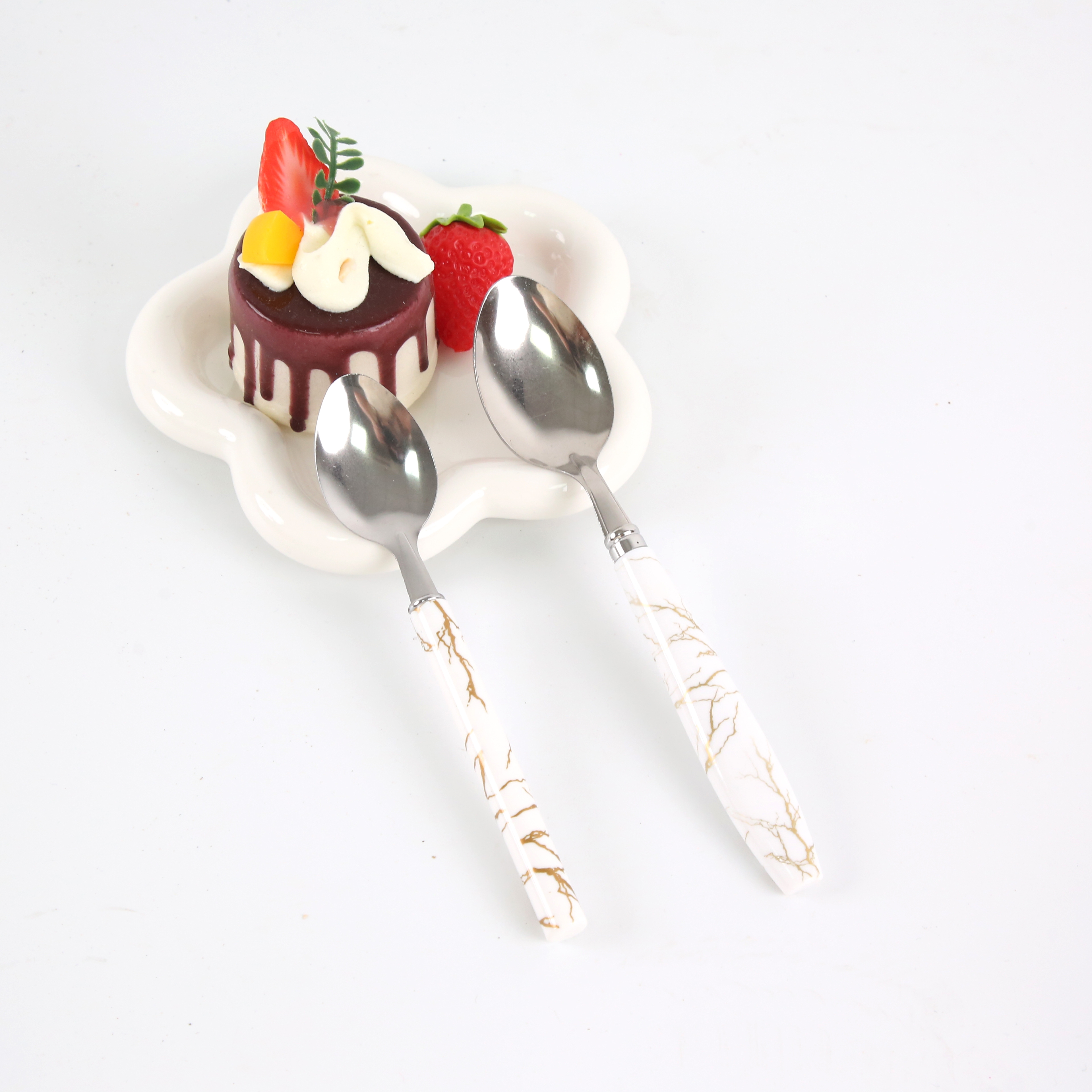 Wholesale of stainless steel clasp spoons and tableware in stock from Xu Shengyou details Picture