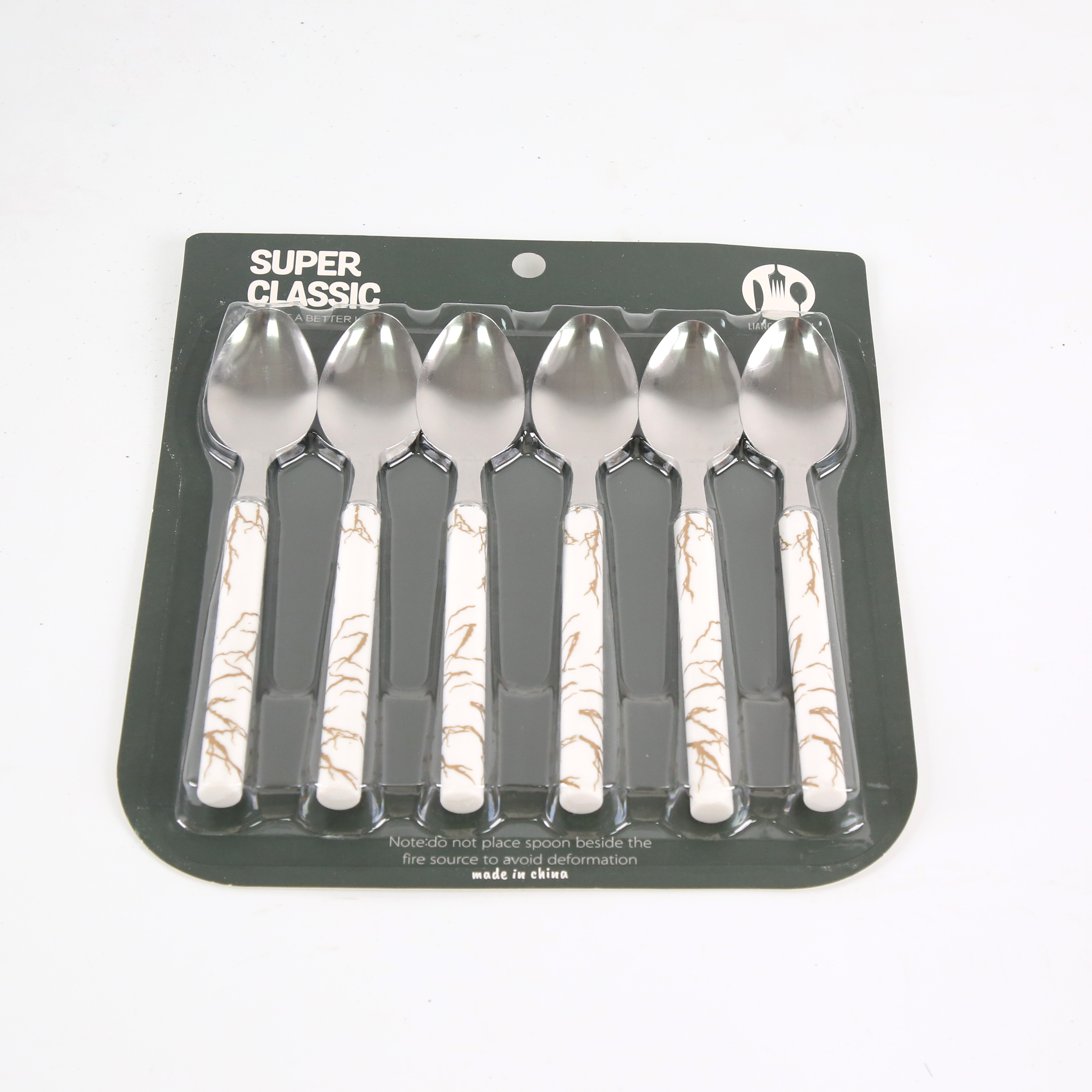 Wholesale of stainless steel clasp spoons and tableware in stock from Xu Shengyou Specification image