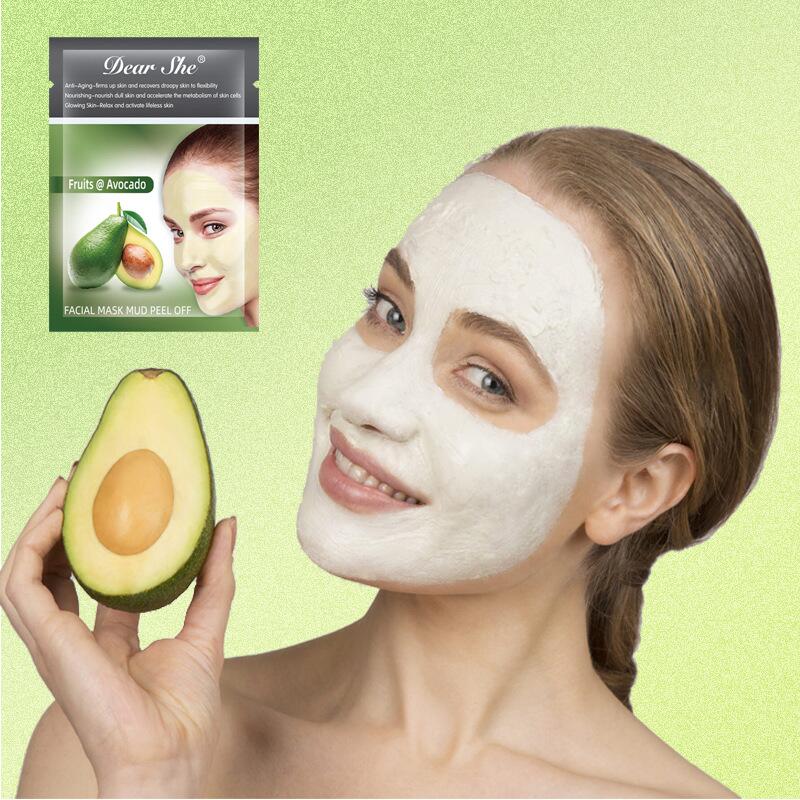 Dear She Avocado Mask, peel-off head Mask/Nose mask, clean pores, absorb oil, cross-border export Specification image
