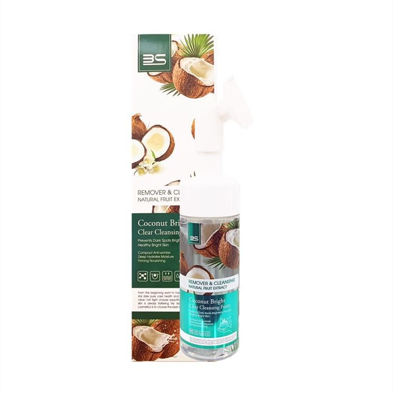 Export product facial cleanser mousse, export coconut milk facial cleanser bubble mild facial cleanser cleansing mousse Application Scenario